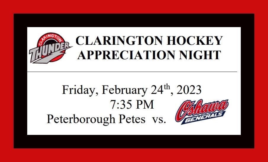 Clarington Thunder Hockey League